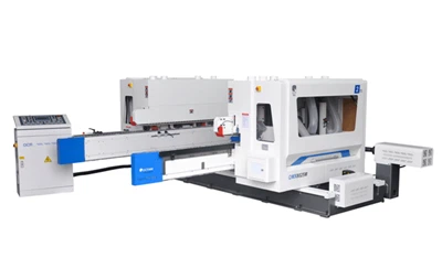 QMX8025M Woodworking Double-End Tenoner Machine (8 แกน）)